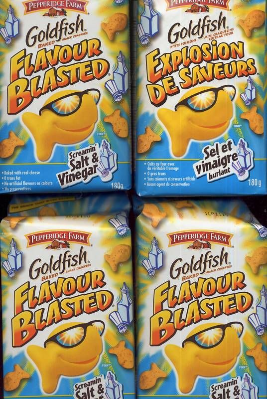 Goldfish Salt N Vinegar NEW FASTSHIP Canadian Favorite  