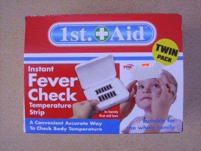 Instant fever check temperature strips first aid New  