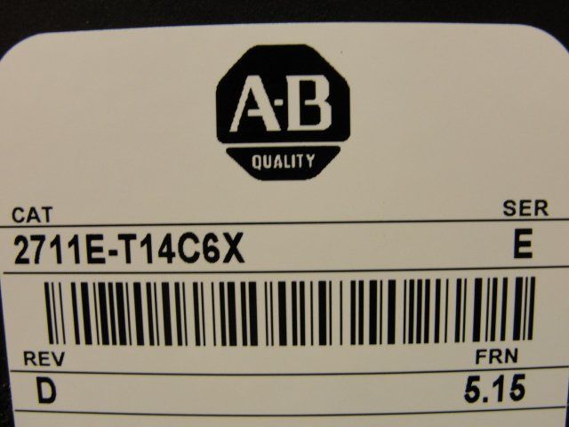 9175 NEW Allen Bradley 2711E T14C6X PanelView 1400e  