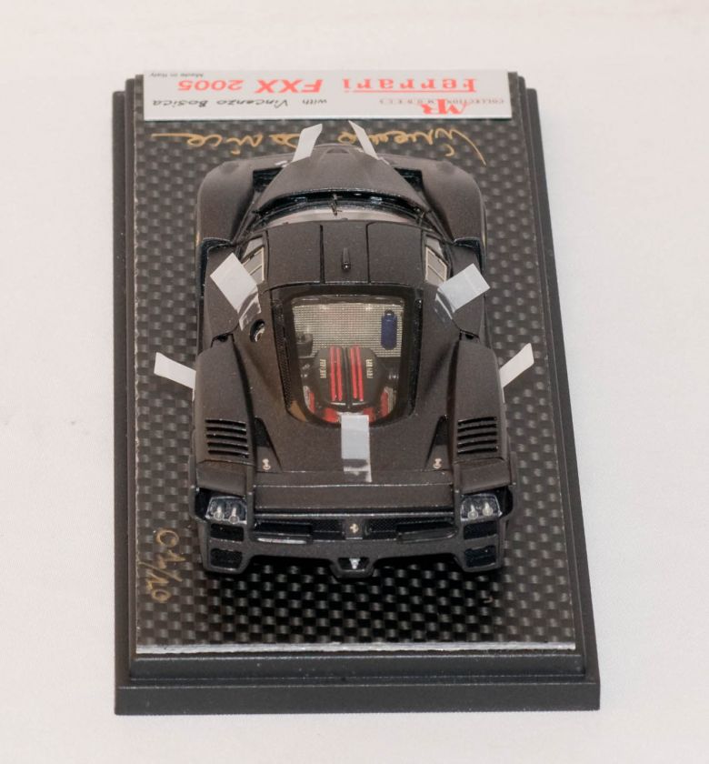 43 MR BOSICA FERRARI FXX BLACK CARBONIUM OPEN/CLOSE  