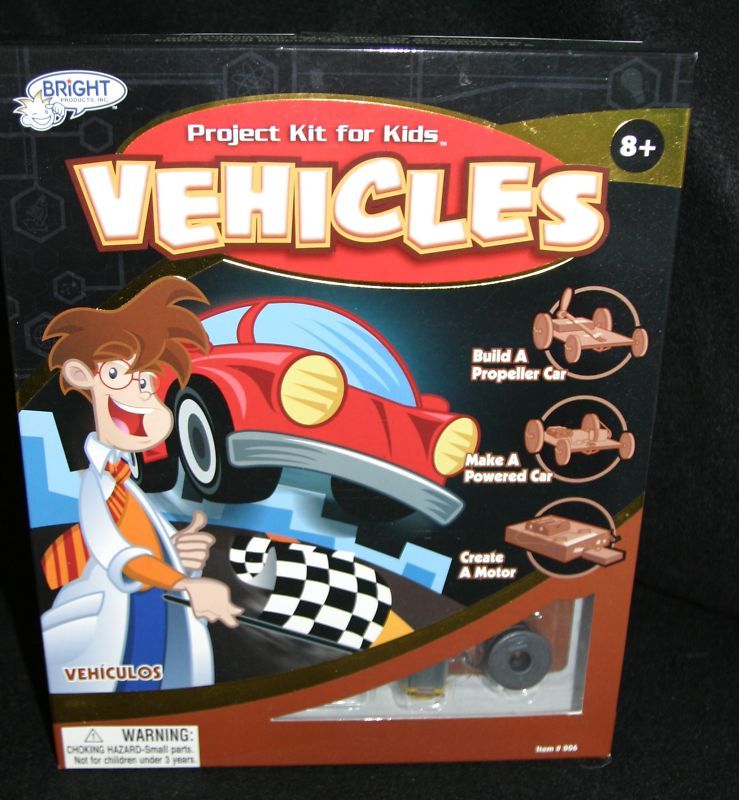 Bright VEHICLES Project Kit for Kids 8+ NIP  