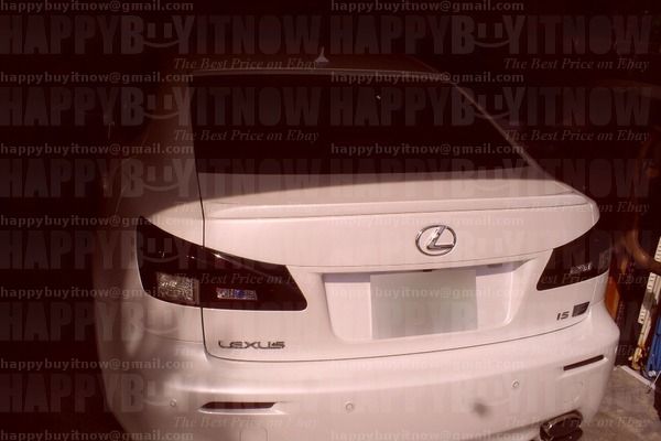 PAINTED LEXUS IS F SEDAN EXTREME ROOF SPOILER 07+  