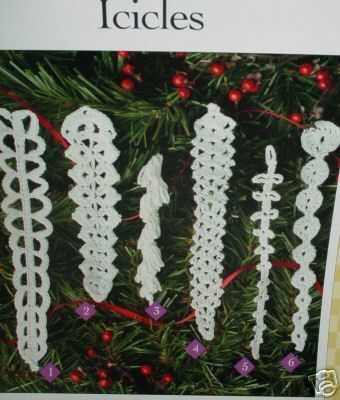 Vanna Icicles 6 Different Ornaments Crochet Pattern  