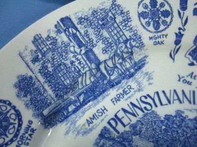   COLLECTOR PLATES PENNSYLVANIA DUTCH COUNTRY & WINDMILL PLATE  