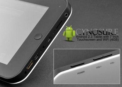 operating system and software package contents android 2 3 tablet 