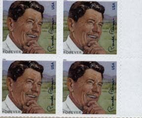 44 cent Ronald Reagan Forever® commemorative 4 stamps  