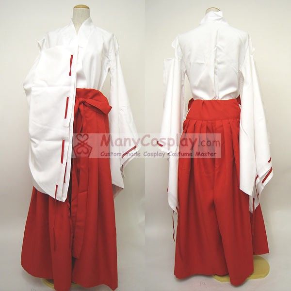 Inuyasha Kikyo Kimono Custom anime Cosplay Costumes  