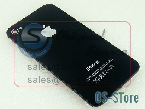 Apple iphone 4 4G back Glass Cover housing Black a1332  