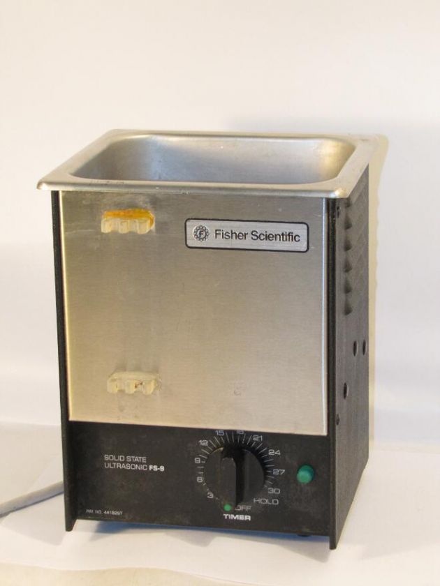 FISHER SCIENTIFIC ULTRASONIC FS 9 ULTRASOUND CLEANER BATH w POWER CORD 