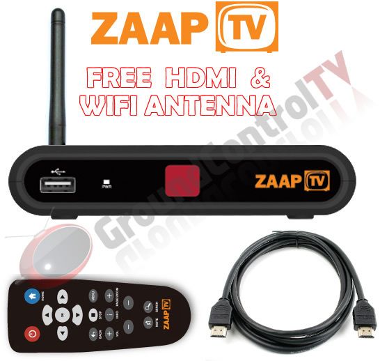 Zaaptv HD Arabic and Greek Channels with Wireless N USB & HDMI Cable 