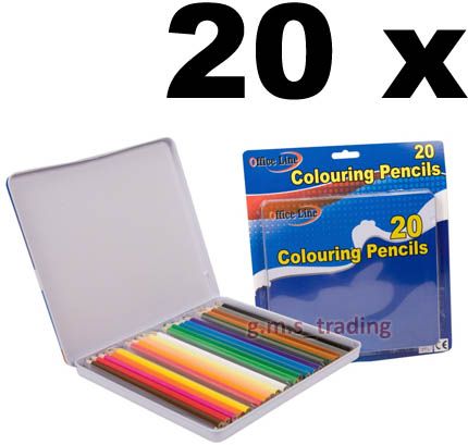 COLOURING COLOUR PENCILS ASSORTED SET PACK ART CHILDREN  