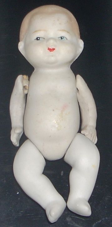   bisque baby doll made in japan the photos are closeups the doll is 4