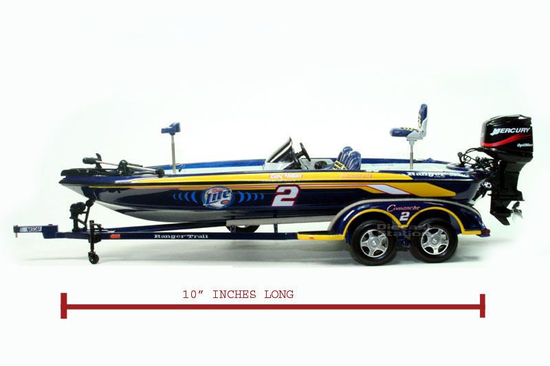 RUSTY WALLACE #2 MILLER LITE RANGER BOAT & TRAILER 1/24  