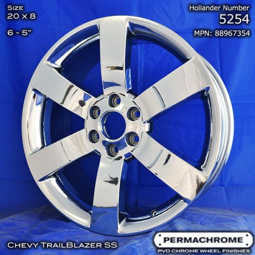 CHEVROLET TRAILBLAZER SS 20 CHROME WHEELS PVD EXCHANGE  