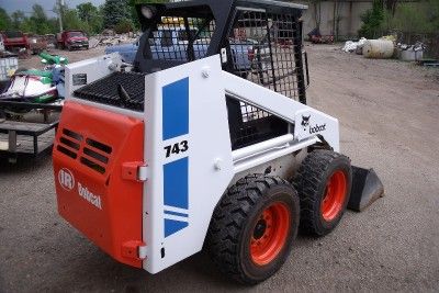 BOBCAT 743 SKID STEER  WILL SHIP DIESEL SKID LOADER WORK 