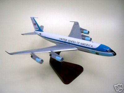 707 Air Force One VC 137 B707 Airplane Wood Model Big  