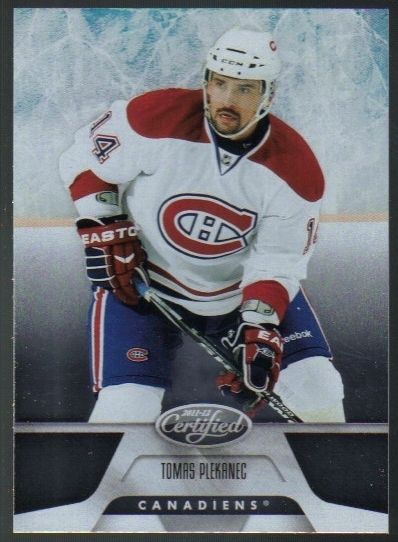 2011 12 Panini Certified Hockey #140 Tomas Plekanec Canadiens  