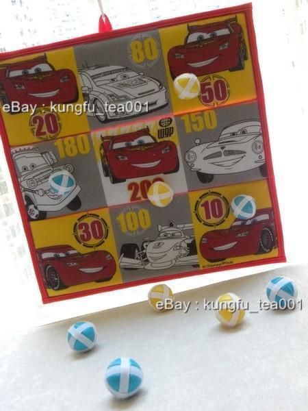 Disney Cars2 Lighting Mcqueen Darts Ball Target Game  