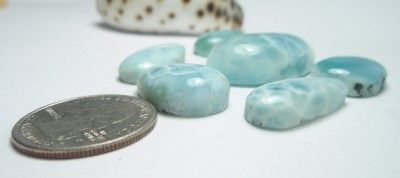 Larimar (also lorimar) is a rare blue variety of pectolite found only 
