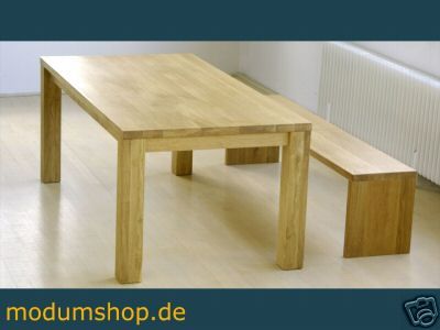 Esstisch CUBUS 180/280x90 Tisch Eiche Massiv geölt  