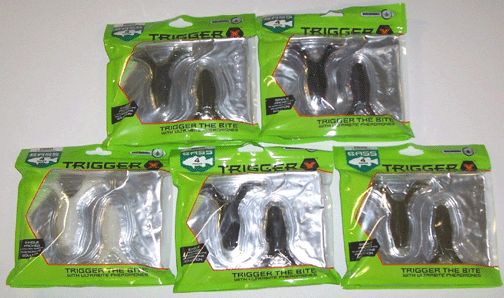 Trigger X Frog Bass Fishing Soft Bait Asst 5 pkgs/20 pc  