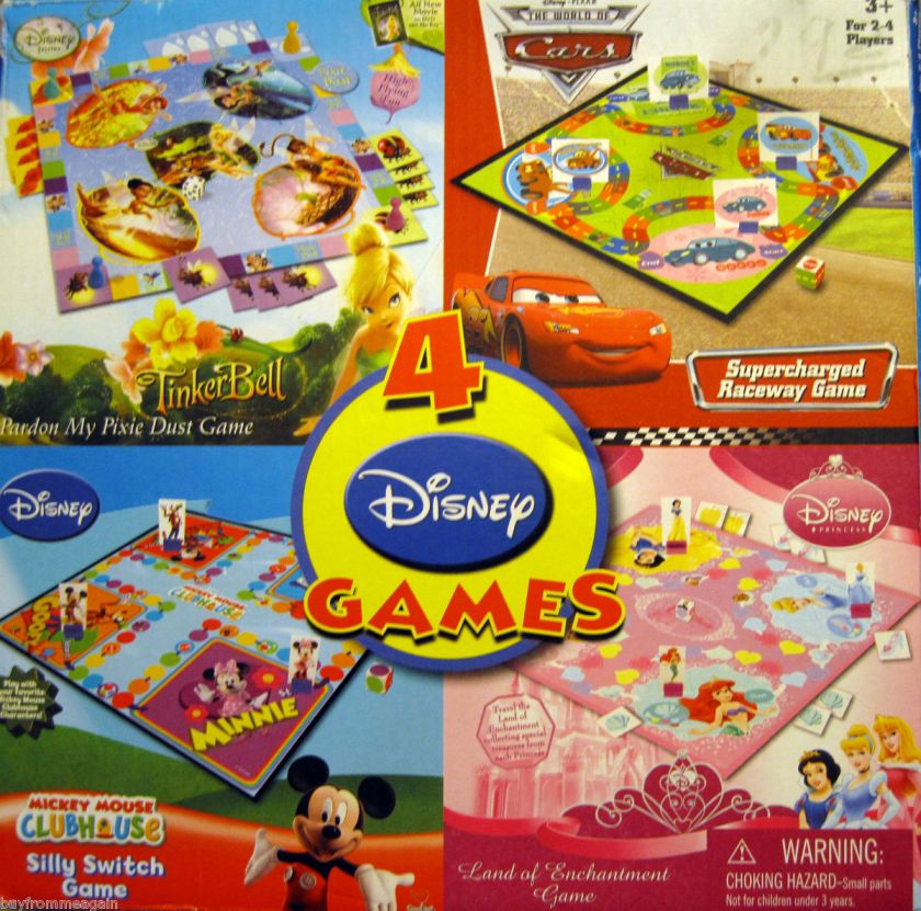   Board Games Cars Raceway Mickey Mouse Silly Switch TinkerBell Princess