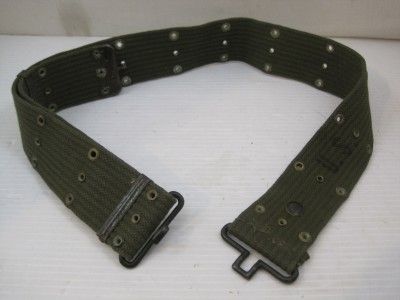 6381 M1936 Pistol Belt Web Cartridge Green Brass WWII  