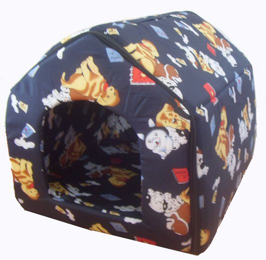 pet doggie/puppy house bed for boy dog BLUE large on sale  