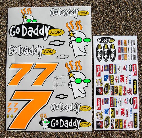 RC Nascar Danica Patrick No7 1/10th decals stickers  