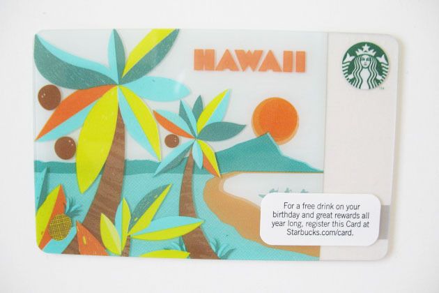 Starbucks Hawaii Starbuckscard 2010 No $ Value  