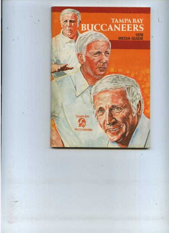 1978 Tampa Bay Buccaneers Media Guide John McKay MBX13  