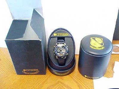 Citizen BLUE ANGELS Navihawk Chronograph Watch. w/Box  