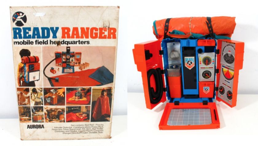 Vintage READY RANGER MOBILE FIELD HEADQUARTERS Backpack in Box AURORA 