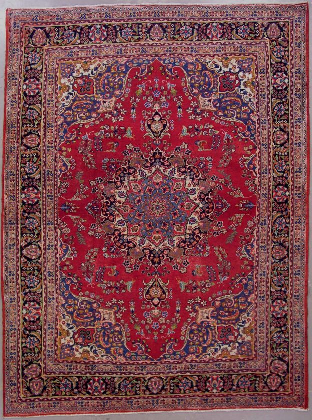 8x11 ANTIQUE PERSIAN TABRIZ ORIENTAL AREA RUG CARPET  