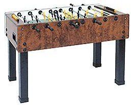 GARLANDO G 500 / G500 FOOSBALL SOCCER TABLE IN BRIAR WOOD FINISH 