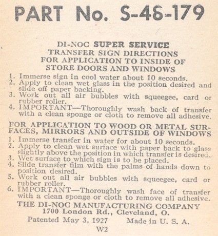 1927 DR.SWETTS ROOT BEER BOTTLE ADVERTISING SIGN NOS  