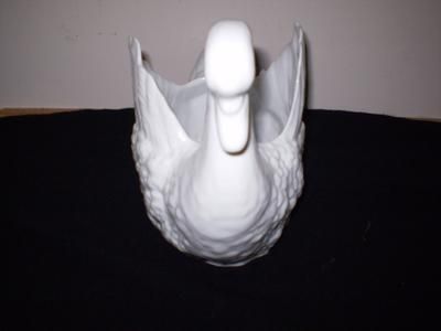 Vintage, Porcelain, White, Swan, Console/Planter  