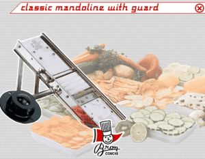 Bron Coucke Mandoline Model 21038 with Plastic Guard  