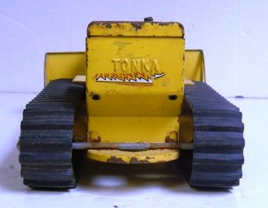 Vintage Early Tonka Metal Bulldozer Tractor  