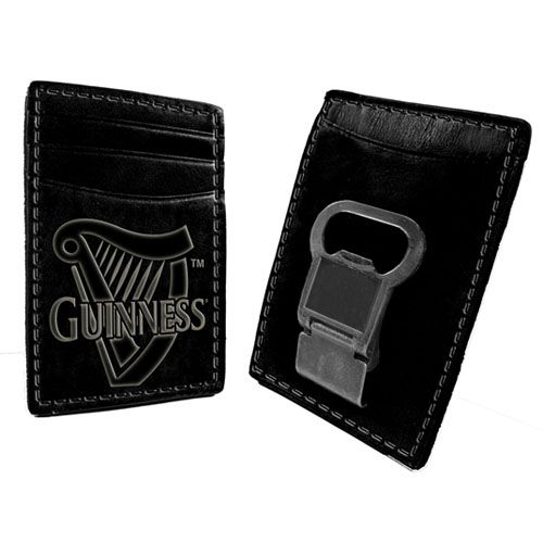 GUINNESS IRISH STOUT LOGO Wallet & Bottle Opener imported from Ireland 