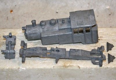 HO Scale Die Cast Steam Locomotive Shell + Other Parts  