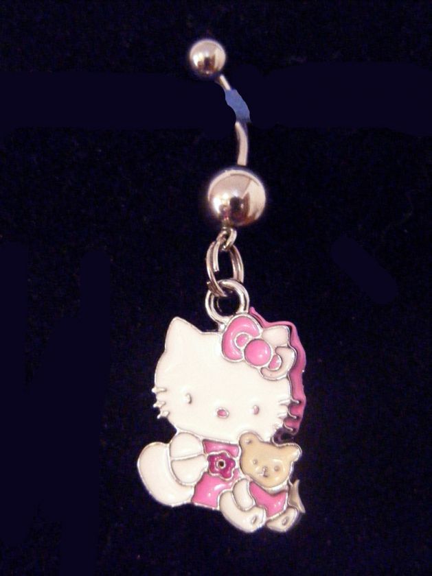 Winnie the Pooh Disney Navel belly ring 1 Charm 316L  