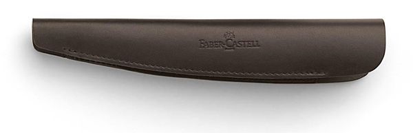 Faber Castell Single Leather Pen Case Brown Ref 188351;  