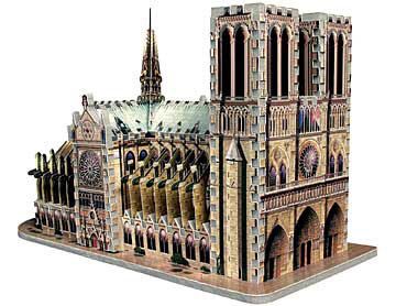 Notre Dame Cathedral Puzz3D Wrebbit Jigsaw Puzzle  