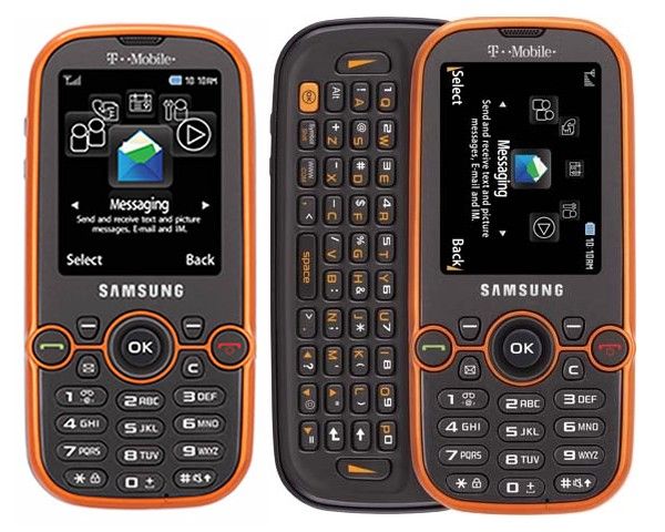   SGH T469 Gravity2 orange T Mobile Cellul Phone 610214618733  