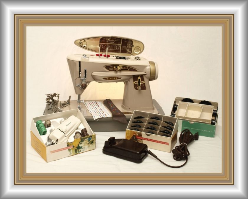 Singer 503 Slant O Matic Rocketeer Sewing Machine  