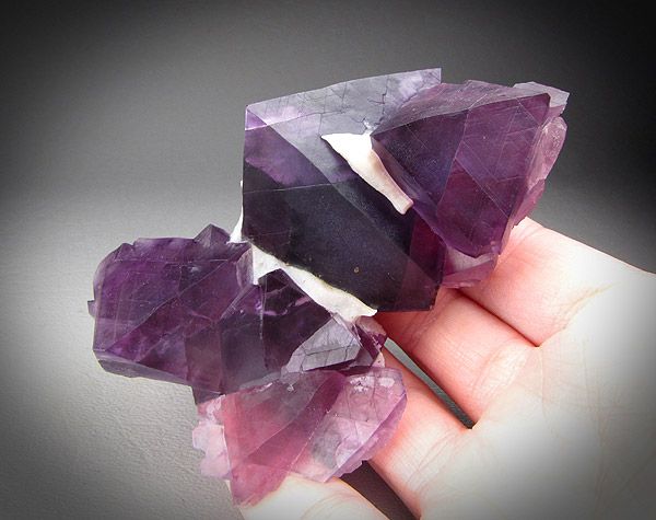 Purple Fluorite, De Ann Mine, Jiangxi, China  