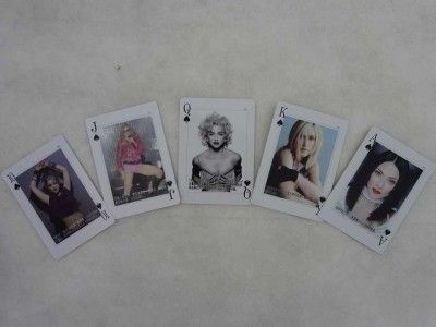   Playing cards   ROCK QUEEN Madonna Louise Veronica Ciccone SNA016c220