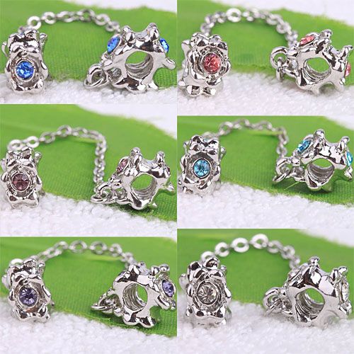 30 18K Chain 6cm European Bead Fit Charm Bracelet AA055  