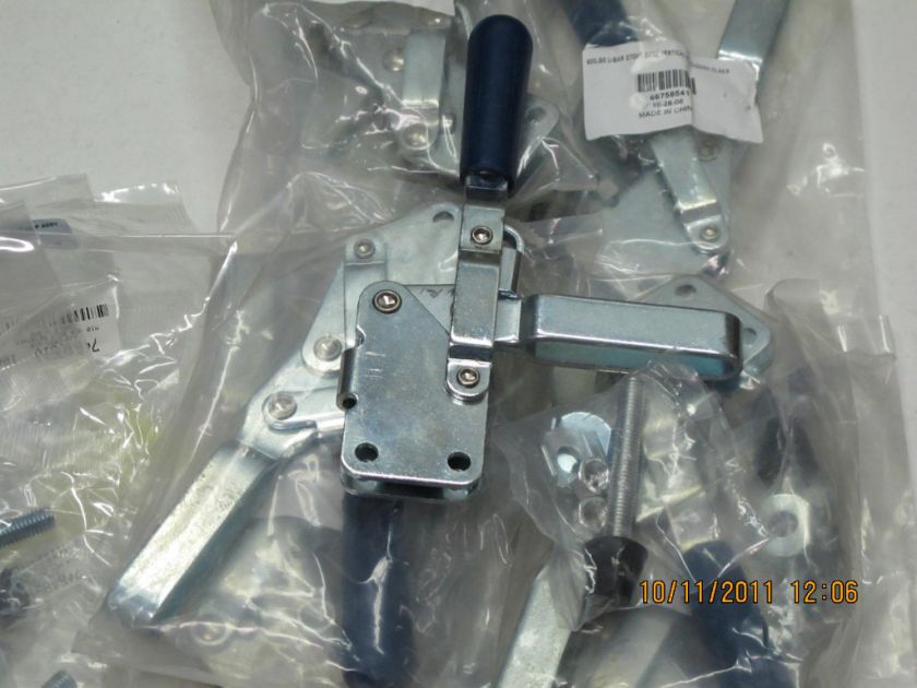 VERTICAL TOGGLE HOLD DOWN CLAMPS FLANGE MOUNTED  